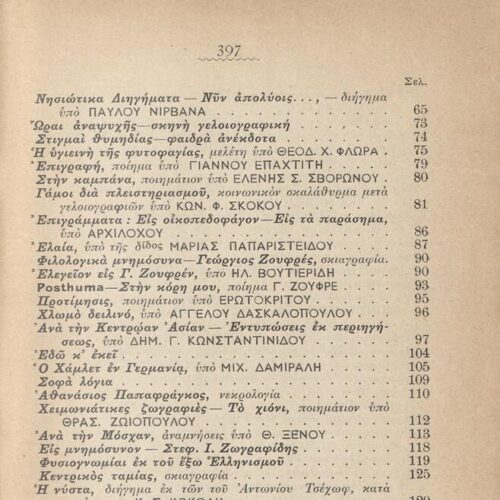 18 x 12 εκ. 2 σ. χ.α. + 400 σ. + 2 σ. χ.α. + 1 ένθετο, όπου στο φ. 1 κτητορική σφραγίδ